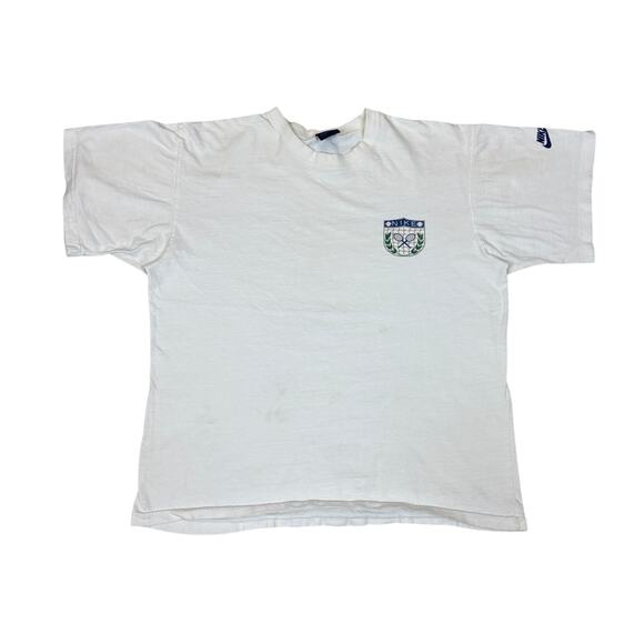 VTG 80s Nike John McEnroe Tennis Crest T Shirt Court Classic Logo Men's Large